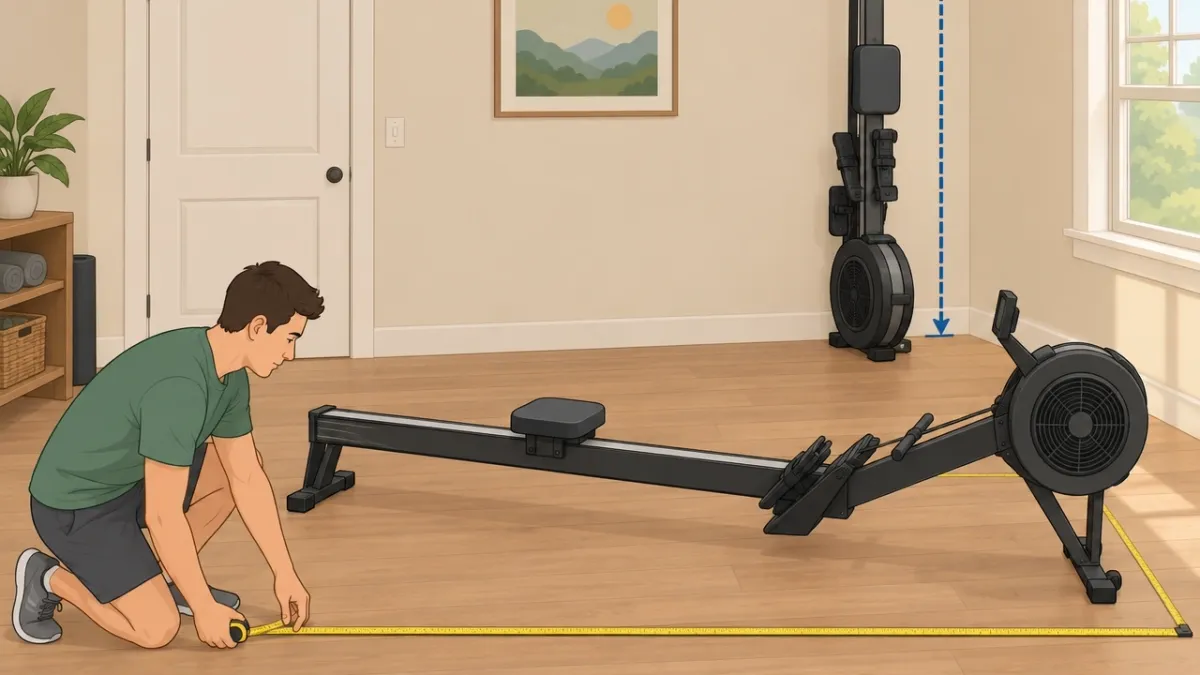 Rowing Machine Space Requirements: Use, Storage, Ceiling
